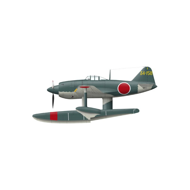 Maquette d'avion en plastique Combo A6M2&N1K1 1/72