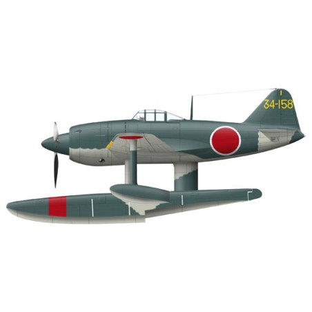 Maquette d'avion en plastique Combo A6M2&N1K1 1/72