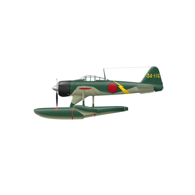 Maquette d'avion en plastique Combo A6M2&N1K1 1/72