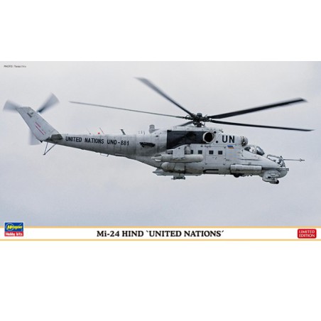 Maquette d'hélicoptère en plastique Mi-24 HIND 1/72