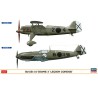 Maquette d'avion en plastique He51B-1 & Bf109E-3 1/72