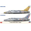 Maquette d'avion en plastique F-100D SUPER SABRE COMBO 1/72