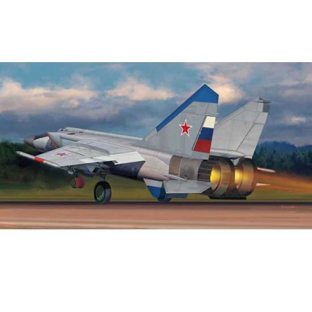 Maquette d'avion en plastique MIG-25PD FOXBAT 1/72