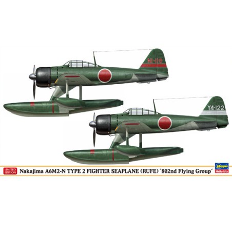 A6M2 RUFE 802nd 1/72 plastic plane model | Scientific-MHD