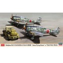 Maquette d'avion en plastique ComboKI43-II & Ki-44-II 1/72