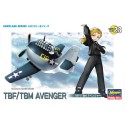 TBF/TBM Plastikflugzeug Modell Avenger Eggebene | Scientific-MHD