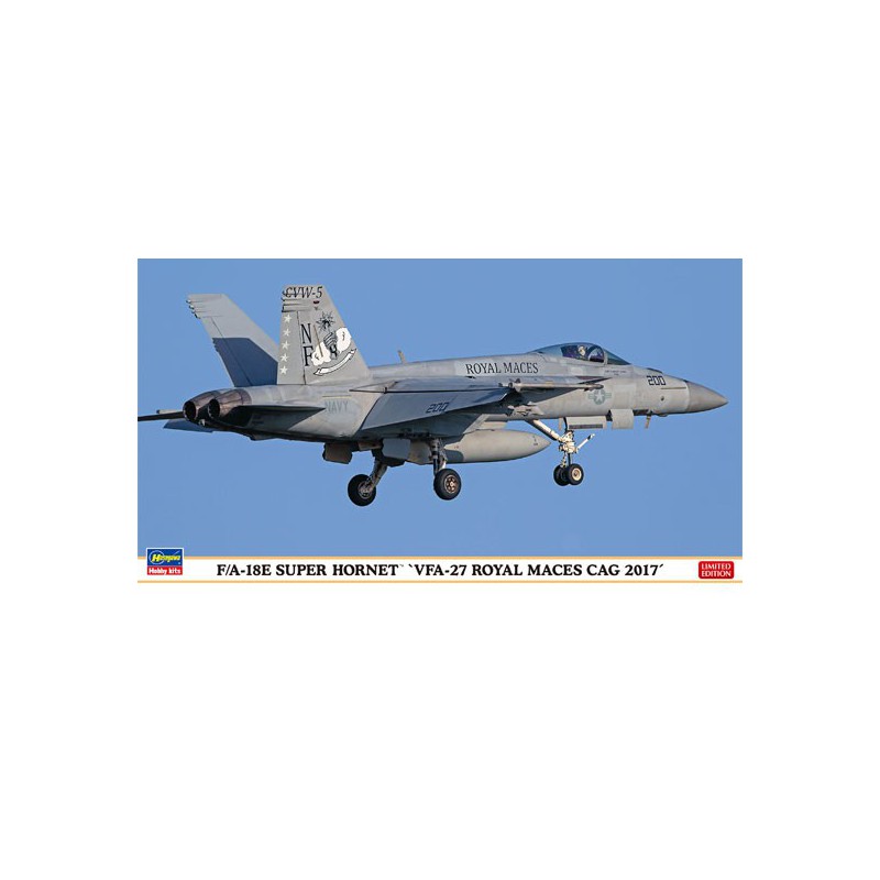 Maquette d'avion en plastique F/A-18E VFA-27 1/72