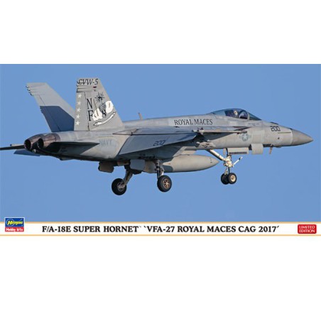 Maquette d'avion en plastique F/A-18E VFA-27 1/72