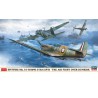 Maquette d'avion en plastique Spitfire MKI + Bf109E + He111P/H DUNKIRK