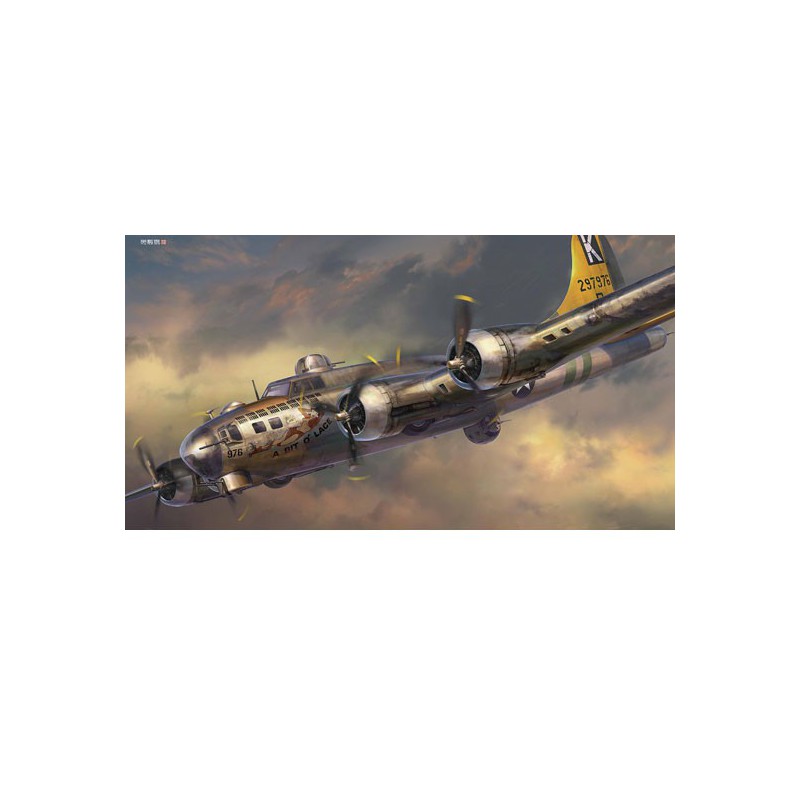 Maquette d'avion en plastique B-17G FLYING FORTRESS 1/72