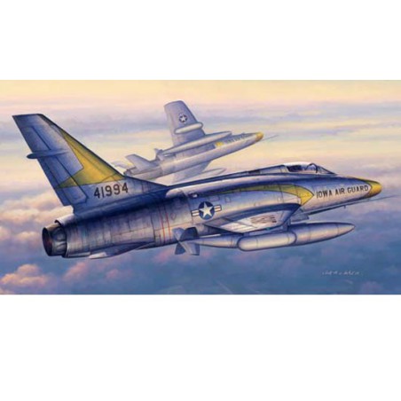 F-100C Super Sabre Plastikflugzeugmodell | Scientific-MHD