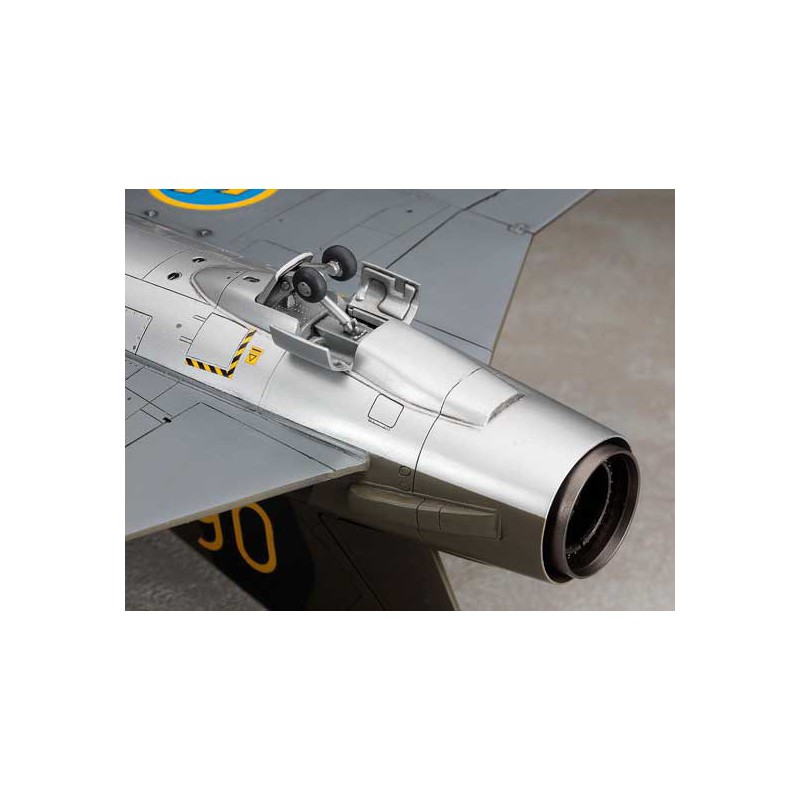 Maquette d'avion en plastique PT41 J35F/J DRAKEN 1/48