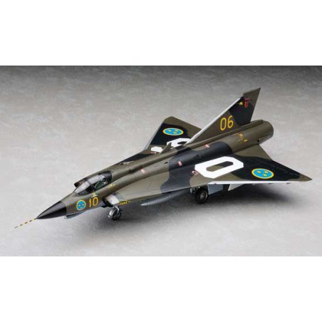 Maquette d'avion en plastique PT41 J35F/J DRAKEN 1/48