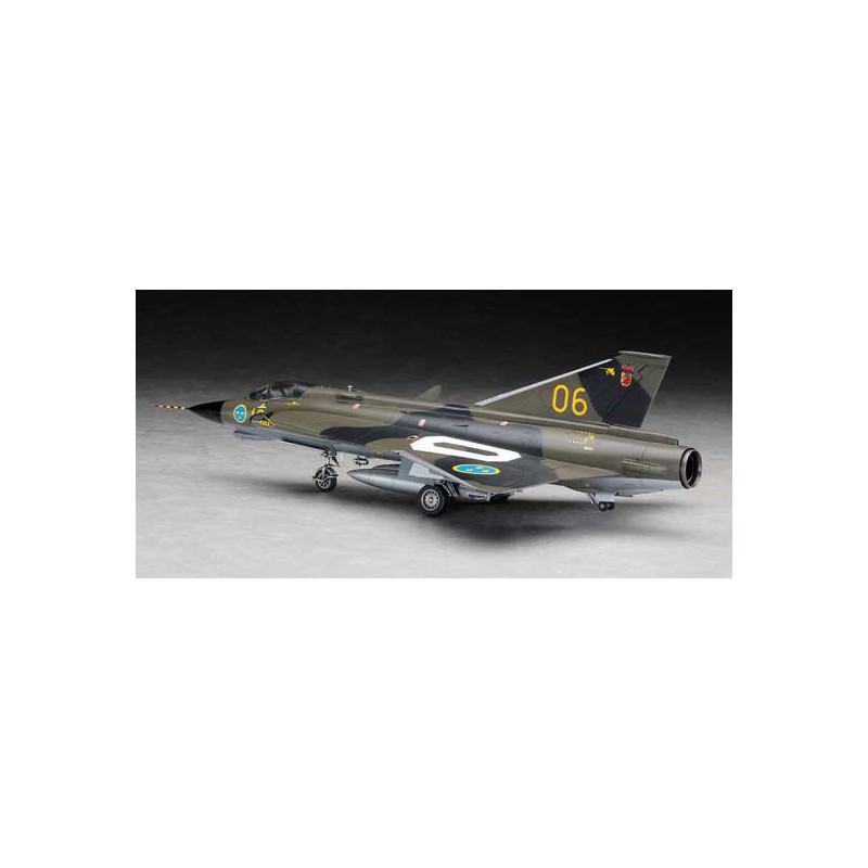 Maquette d'avion en plastique PT41 J35F/J DRAKEN 1/48
