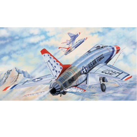 Maquette d'avion en plastique F-100D THUNDERBIRDS