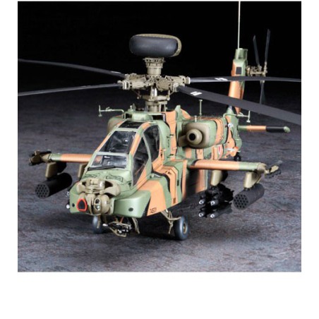 Maquette d'hélicoptère en plastique AH-64D Apache ISRA. AF 1/48