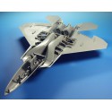 Maquette d'avion en plastique F-22 RAPTOR 1/48 (PT45)