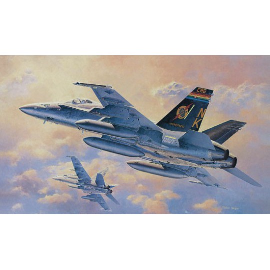 Maquette d'avion en plastique F/A-18A/C HORNET 1/48 Maquette d'avion en plastique F/A-18A/C HORNET 1/48