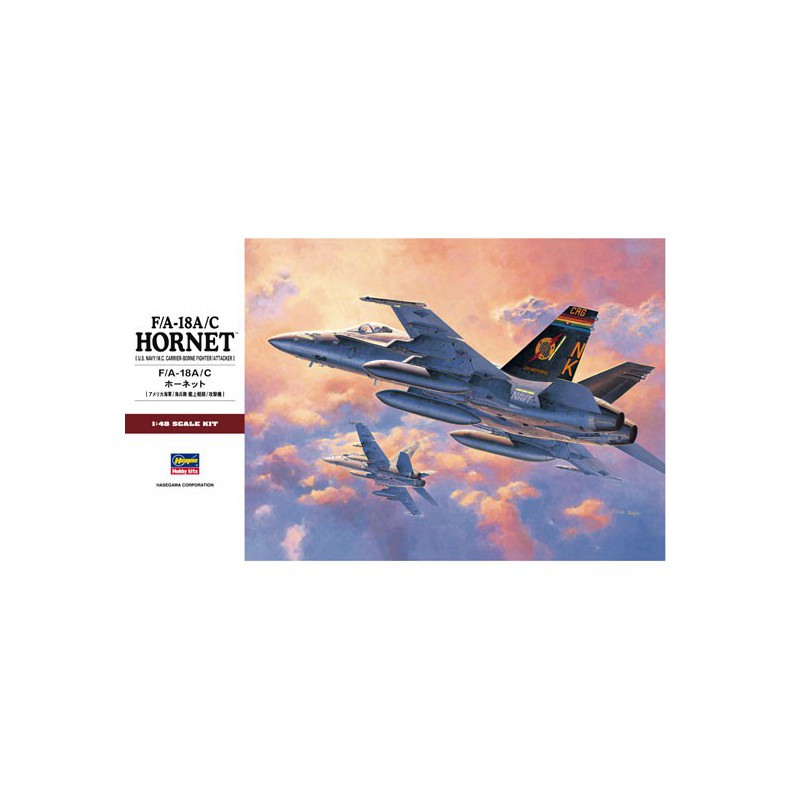 Maquette d'avion en plastique F/A-18A/C HORNET 1/48