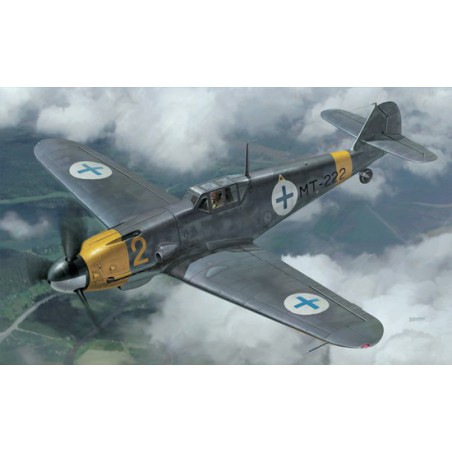 Maquette d'avion en plastique Bf109G-2 Finnish AF 1/48