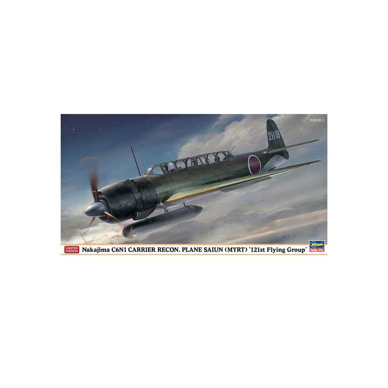 Maquette d'avion en plastique C6N1 MYRT 1/48