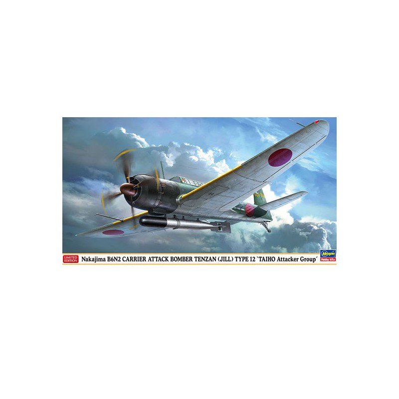 Maquette d'avion en plastique Nakajima B6N2 CARRIER ATTACK BOMBER 1/48
