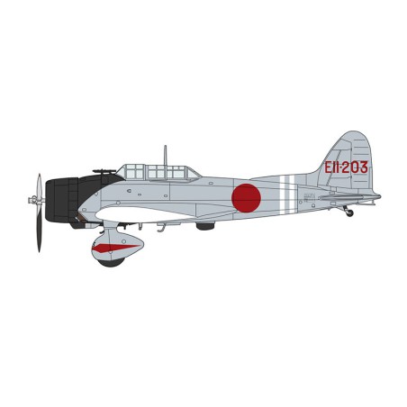 Zero Fighter plastic plane model type 21 & Type 99 Carrier Dive-Bomber Model 11 & Type 97 Carrier Attack-Bomber Model 3 1/48 | S