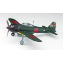 Maquette d'avion en plastique A6M5a Zero fighter type 52 1/32