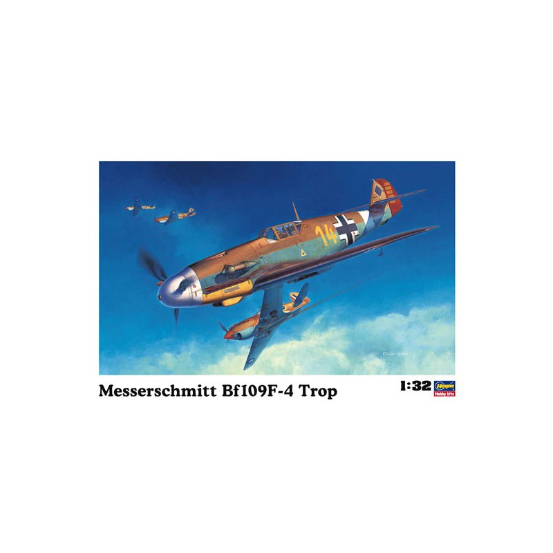 Maquette d'avion en plastique Bf109F-4 TROPICAL 1/32