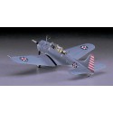 Maquette d'avion en plastique SBD-3 DAUNTLESS (JT19) 1/48