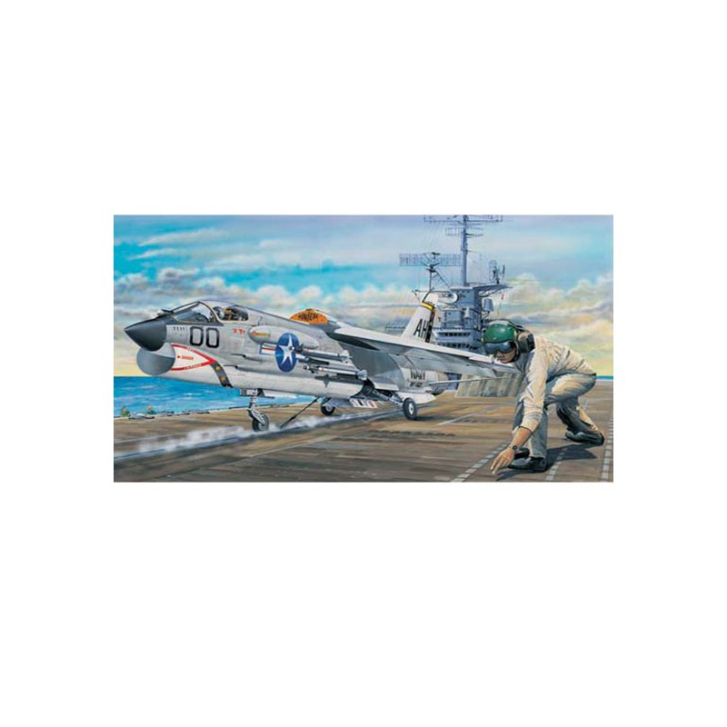 Maquette d'avion en plastique F-8E CRUSADER