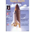 Maquette d'avion en plastique Space Shuttle + Booster 1/200