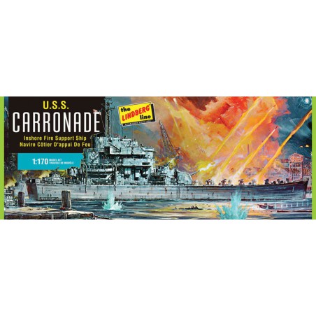 Maquette de Bateau en plastique USS Carronade 1/166
