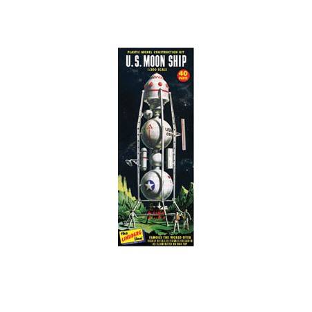 Maquette de Bateau en plastique U.S. Moon Ship 1/96