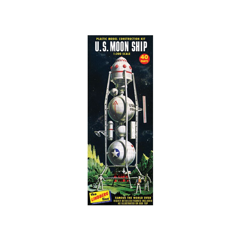 Maquette de Bateau en plastique U.S. Moon Ship 1/96