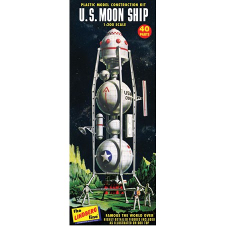 Maquette de Bateau en plastique U.S. Moon Ship 1/96