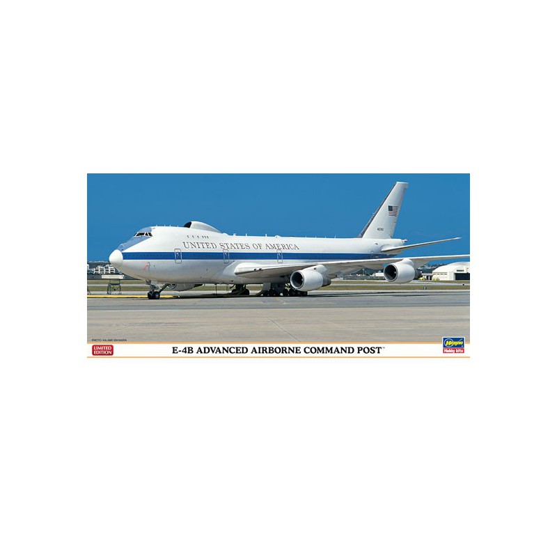 Maquette d'avion en plastique E-4B ADVANCED A C P 1/200
