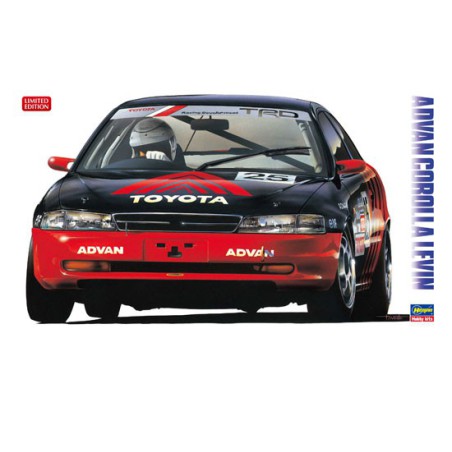 Maquette de voiture en plastique ADVAN COROLLA LEVIN1/24