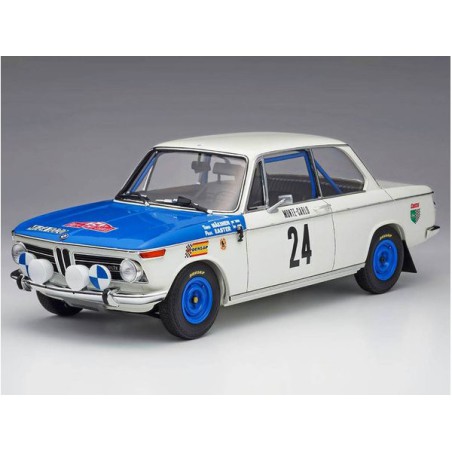 Maquette de voiture en plastique BMW 2002ti 1969 Monte Carlo 1/24