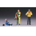 Maquette de voiture en plastique Formula Driver Set 1/24