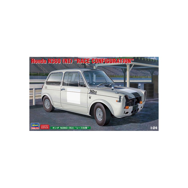 Maquette de voiture en plastique Honda N360 (N I) 1/24