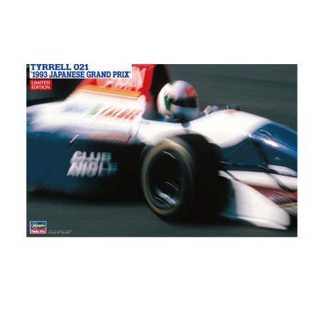 Maquette de voiture en plastique TYRREL 021 1993 Japan GP 1/24