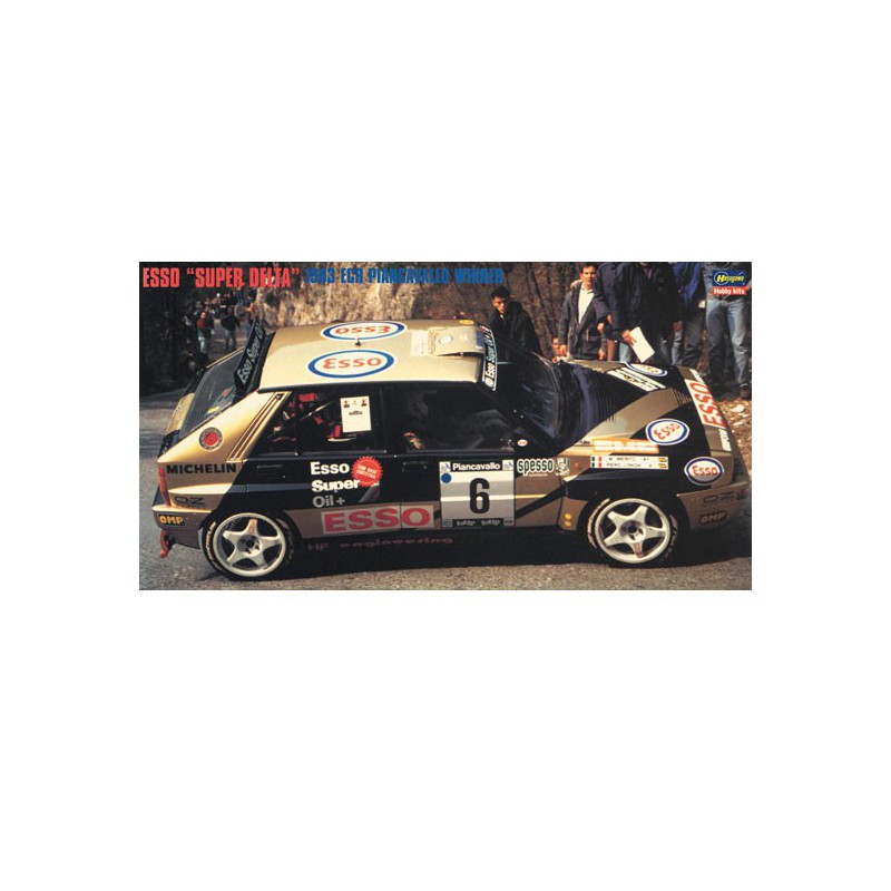 Maquette de voiture en plastique Lancia DELTA ESSO Piankabarro 1993 1/24
