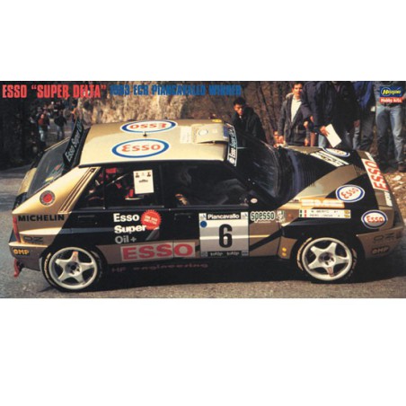 Maquette de voiture en plastique Lancia DELTA ESSO Piankabarro 1993 1/24