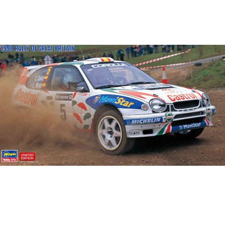 Toyota Corolla WRC 1998 1/24 Plastikautoabdeckung | Scientific-MHD