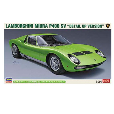 Lamborghini Miura P400 SV 1/24 Plastikautoabdeckung | Scientific-MHD