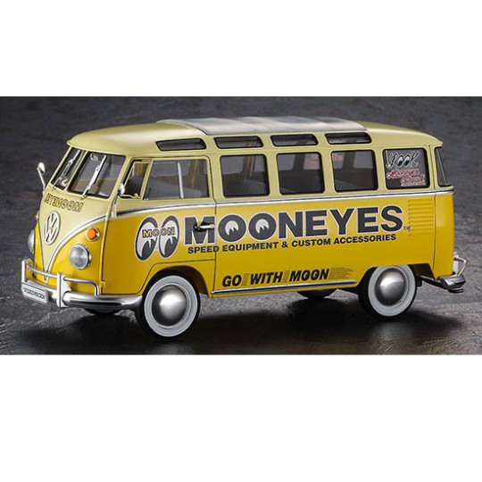 Maquette de voiture en plastique Volkswagen Type 2 Bus 1/24