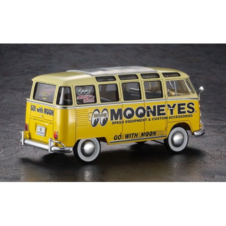 Maquette de voiture en plastique Volkswagen Type 2 Bus 1/24