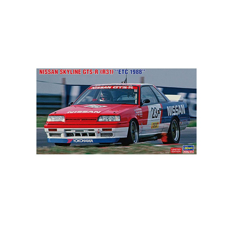 Maquette de voiture en plastique NISSAN GTS-R (R31) 1/24