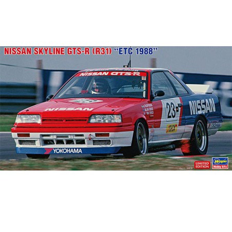 Maquette de voiture en plastique NISSAN GTS-R (R31) 1/24